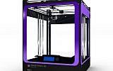 A Something3D purple-trimmed 3D printer (Photo credit: Courtesy)