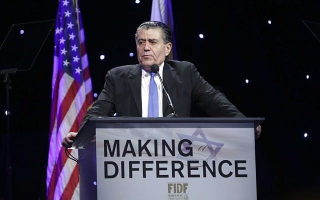 Haim Saban speaks at the Friends Of The Israel Defense Forces 2014 Western Region Gala at The Beverly Hilton Hotel on November 6, 2014 in Beverly Hills, California. (Tiffany Rose/WireImage) Haim Saban speaks at the Friends Of The Israel Defense Forces 2014 Western Region Gala at The Beverly Hilton Hotel on November 6, 2014 in Beverly Hills, California. (Tiffany Rose/WireImage)