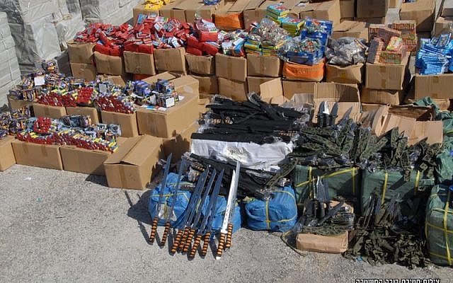 Weapons seized at the Ashdod Port on November 20, 2014. (photo credit: Courtesy Police Spokesman's Unit) Weapons seized at the Ashdod Port on November 20, 2014. (photo credit: Courtesy Police Spokesman's Unit)