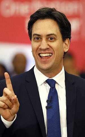 Ed Miliband, leader of Britain's opposition party, the Labour Party, delivers a speech on the economy at the University of London in January 2014. (AP Photo/Kirsty Wigglesworth, File) Ed Miliband, leader of Britain's opposition party, the Labour Party, delivers a speech on the economy at the University of London in January 2014. (AP Photo/Kirsty Wigglesworth, File)