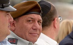 Gadi Eisenkot attends a Memorial Day ceremony in May 2014. (Gili Yaari/Flash90)