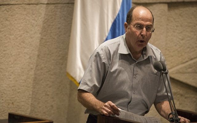 Defense Minister Moshe Ya'alon at the Knesset. (Photo credit: Hadas Parush/Flash90) Defense Minister Moshe Ya'alon at the Knesset. (Photo credit: Hadas Parush/Flash90)