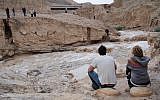 Illustrative photo of Wadi Og, a stream which runs from near Jerusalem to the Dead Sea, November 26, 2014. (Maxim Dinshtein/Flash90)