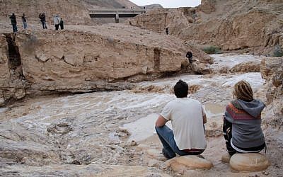 Illustrative photo of Wadi Og, a stream which runs from near Jerusalem to the Dead Sea, November 26, 2014. (Maxim Dinshtein/Flash90)
