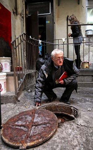 Limmud FSU founder Chaim Chesler in Lviv, Nov. 7, 2014. (Courtesy of Limmud FSU)