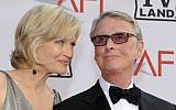 Journalist Diane Sawyer and her husband director Mike Nichols arrive at the AFI Lifetime Achievement Awards in this June 10, 2010 photo taken in Culver City, Calif.  (photo credit: AP/Chris Pizzello)