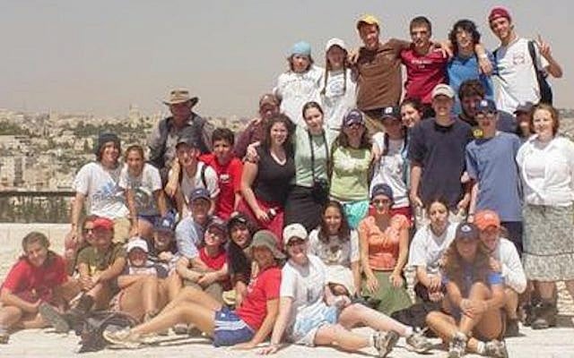 Illustrative: American Hebrew Academy kids on a hike in Israel. (Courtesy) Illustrative: American Hebrew Academy kids on a hike in Israel. (Courtesy)