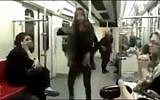Iranian woman dances on Tehran subway, flaunting country's laws (screen capture: My Stealthy Freedom)