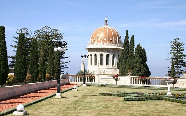 The Bahai shrine in the religion's Haifa-based world center. (Shmuel Bar-Am)