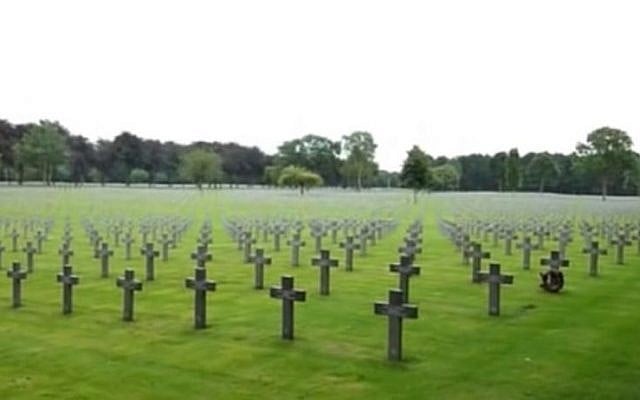 German War Cemetery in Ysselsteyn, the Netherlands where the German ambassador will attend a World War II commemoration. (Photo Credit: You Tube screenshot) German War Cemetery in Ysselsteyn, the Netherlands where the German ambassador will attend a World War II commemoration. (Photo Credit: You Tube screenshot)