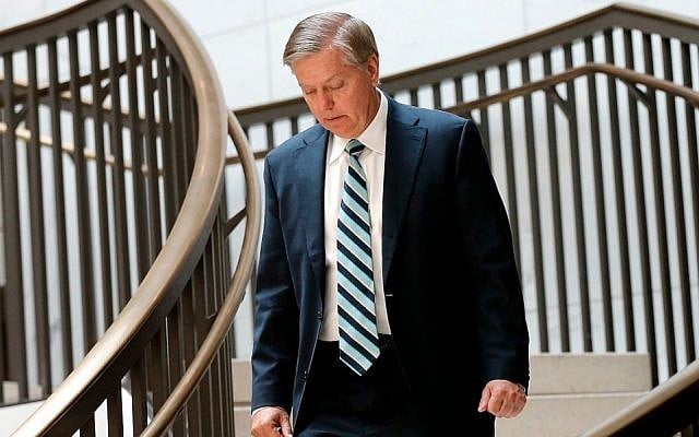 Sen. Lindsey Graham, shown in Washington on July 30, 2014, is backing an initiative that would require congressional approval of any nuclear deal signed with Iran. (Photo credit: Win McNamee/Getty Images) Sen. Lindsey Graham, shown in Washington on July 30, 2014, is backing an initiative that would require congressional approval of any nuclear deal signed with Iran. (Photo credit: Win McNamee/Getty Images)