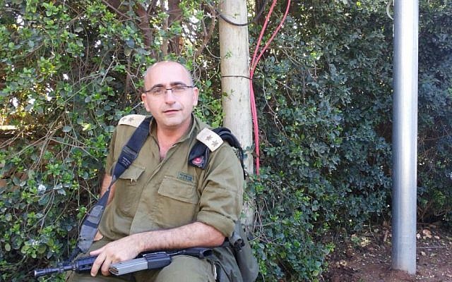 Lt. Col. Dr. Adi Leiba during a recent interview in ancient Shilo (photo credit: Adi Leiba/ IDF Spokesperson's Unit)