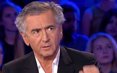 French-Jewish philosopher Bernard Henri-Levy (photo credit: Youtube screenshot)