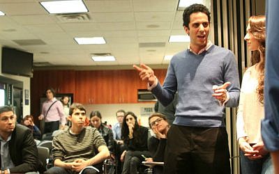 Etan Harris debates in a recent role-play session for Fuel Fort Truth (courtesy)