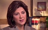 Colombian Foreign Minister María Ángela Holguín (photo credit: YouTube screenshot)