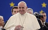 Pope Francis, November 25, 2014 (AFP/Patrick Hertzog/Pool)