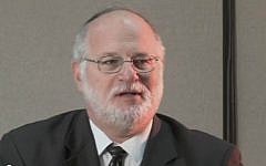 Rabbi Steven Pruzansky, formerly of Congregation Bnai Yeshurun in Teaneck, New Jersey (screen capture: YouTube)