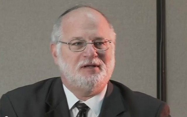Rabbi Steven Pruzansky, formerly of Congregation Bnai Yeshurun in Teaneck, New Jersey (screen capture: YouTube) Rabbi Steven Pruzansky, formerly of Congregation Bnai Yeshurun in Teaneck, New Jersey (screen capture: YouTube)
