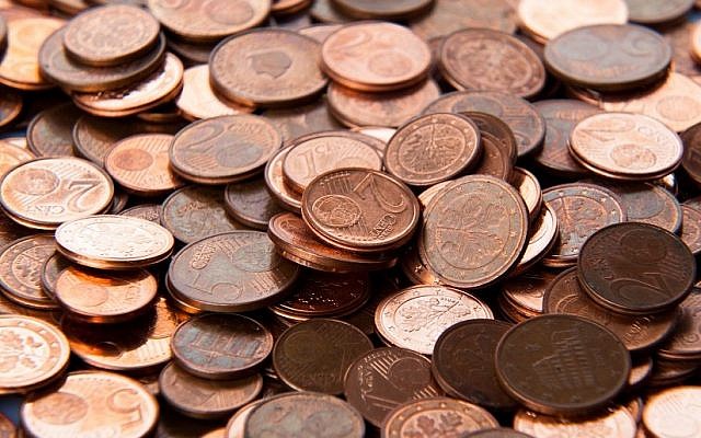 Illustrative photo of a pile of coins (photo credit: Shutterstock)