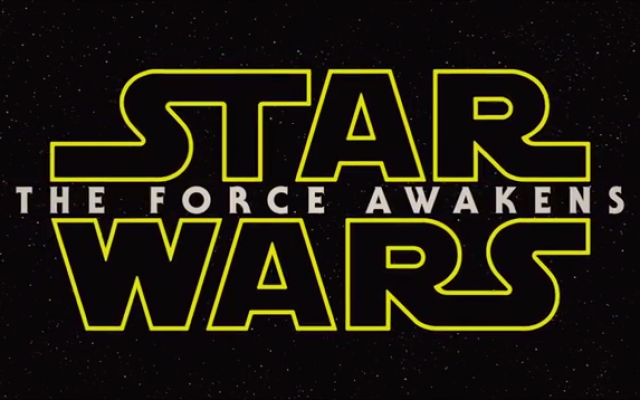 A screenshot of the title screen of Star Wars: Episode VII - The Force Awakens. (screen capture: YouTube/MOVIE CLIPS Trailers) A screenshot of the title screen of Star Wars: Episode VII - The Force Awakens. (screen capture: YouTube/MOVIE CLIPS Trailers)