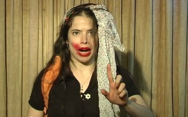 Controversial actress Natali Cohen Vaxberg (YouTube/screenshot)