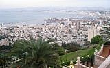 The city of Haifa seen from the Haifa promenade. (Shmuel Bar-Am)