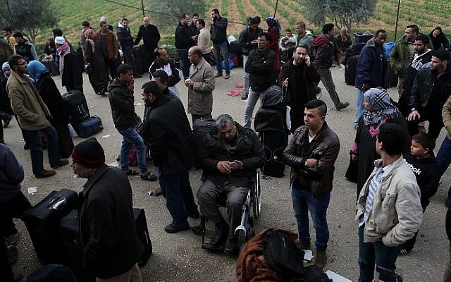 Palestinians at the Rafah border crossing between Egypt and southern Gaza Strip The Palestinian bureau of statistics predicts that by 2016 there will be more Palestinians in 'historic Palestine' than Jews. (Said Khatib/AFP) Palestinians at the Rafah border crossing between Egypt and southern Gaza Strip The Palestinian bureau of statistics predicts that by 2016 there will be more Palestinians in 'historic Palestine' than Jews. (Said Khatib/AFP)