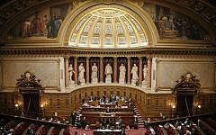 Illustrative: The French senate on December 11, 2014, in Paris, France. (AFP/MATTHIEU ALEXANDRE)