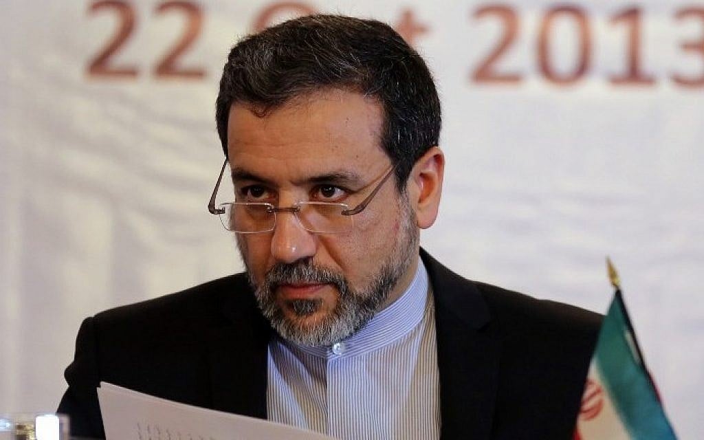 Deputy Foreign Minister Abbas Araqchi speaking in Tehran, Iran, on October 22, 2013. (AFP/Atta Kenare)