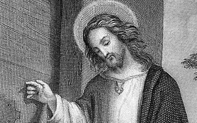 Illustrative: A scan of a German, 19th century steel engraving of Jesus Christ (Public domain work of art)