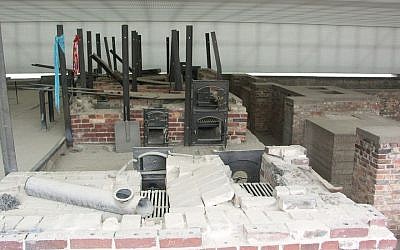 The Sachsenhausen Crematorium (photo credit: Sally Scott/Wikipedia)