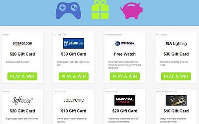 CouponRoller screenshot (Photo credit: Courtesy)