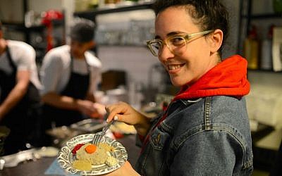 Getting the horseradish ready for some gefilte fish at Gefilterama, part of Polish Culinary Week (photo credit: Haim Yafim Barbalat)