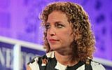 Debbie Wasserman Schultz speaks onstage at the FORTUNE Most Powerful Women Summit, October 16, 2013 in Washington, DC. (Paul Morigi/Getty Images for FORTUNE/via JTA)