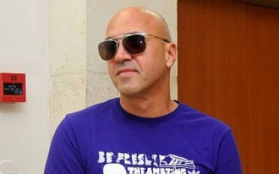 Gay rights activist Gal Uchovsky on August 17, 2011. (Yossi Zeliger/ FLASH90/ File)
