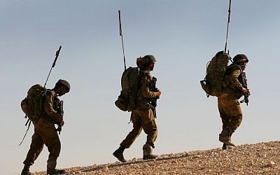 Soldiers from the Givati Brigade training in 2012. (photo credit: Moshe Shai/FLASH90)