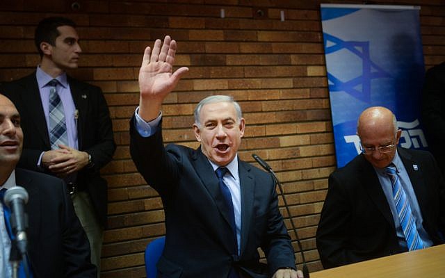 Prime Minister Benjamin Netanyahu at a press conference in Tel Aviv on December 11, 2014. (photo credit: Ben Kelmer/Flash90) Prime Minister Benjamin Netanyahu at a press conference in Tel Aviv on December 11, 2014. (photo credit: Ben Kelmer/Flash90)