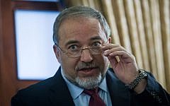 Foreign Minister Avigdor Liberman in Jerusalem on December 22, 2014. (photo credit: Miriam Alster/FLASH90)