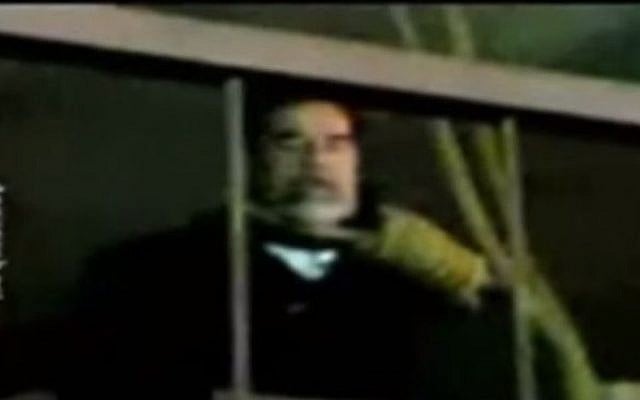 The hanging of Saddam Hussein, December 30, 2006 (YouTube screenshot)