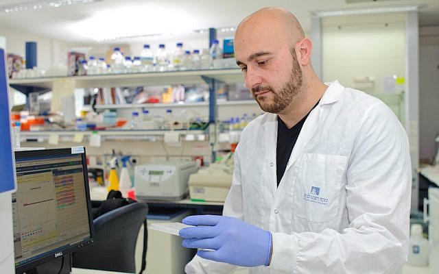 Dr. Jacob Hanna at his Weizmann Institute lab (Photo credit: Courtesy)