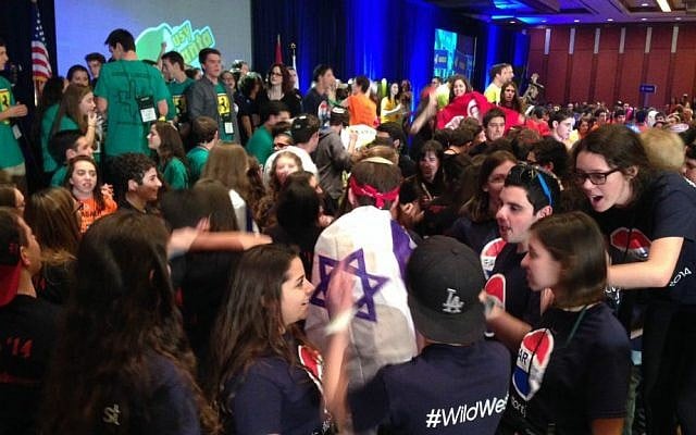 Illustrative: Some 800 teens attended the annual United Synagogue Youth international conference in 2014 in Atlanta. (courtesy) Illustrative: Some 800 teens attended the annual United Synagogue Youth international conference in 2014 in Atlanta. (courtesy)