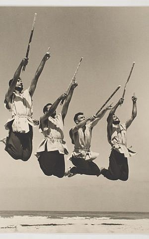 From 'Out of the Circle: The Art of Dance in Israel,' Shepherds' Dance, Inbal Dance Theatre, 1951, Gelatin silver print (Courtesy Collection of the Presler Private Museum, Tel Aviv)