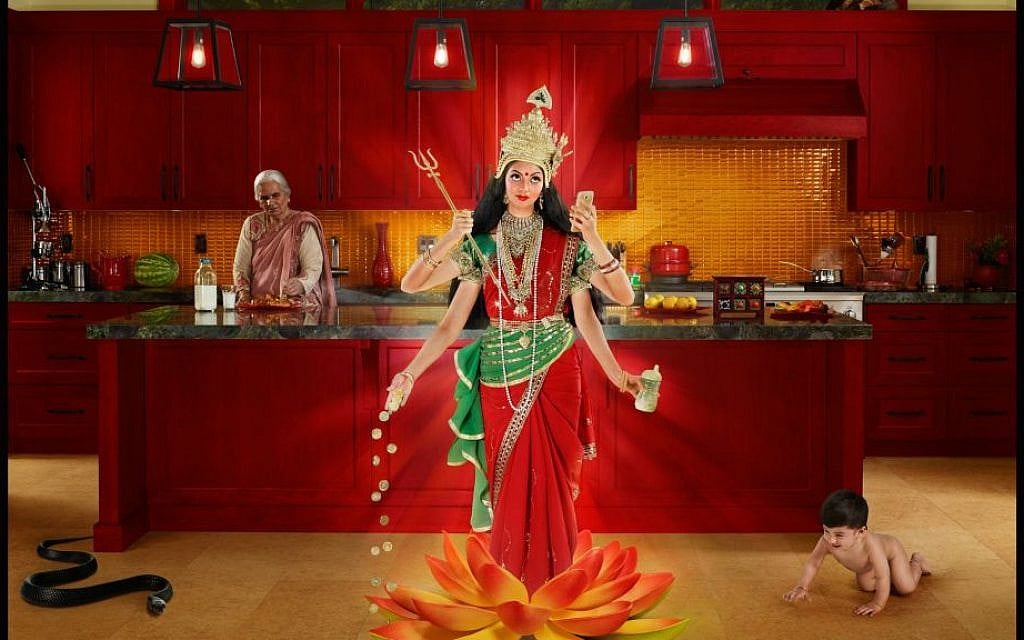 Lakshmi (Hindu goddess) (photo credit: Dina Goldstein)