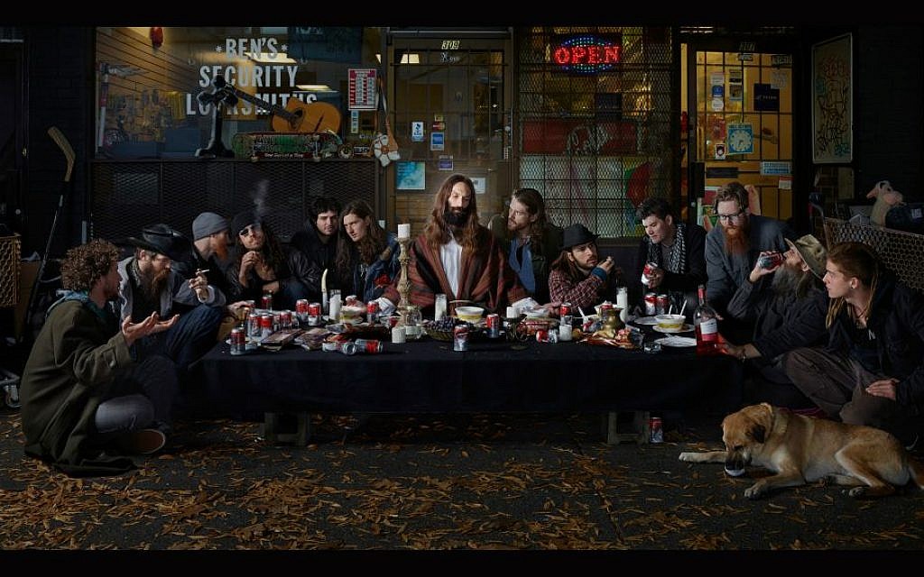 Last Supper, East Vancouver - Jesus (photo credit: Dina Goldstein)