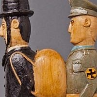 A Lucky Jew figurine showing a "Polish Jew 1939" made by Mikołaj Zagórny, 1986 (photo credit: Grzegorz Mart)