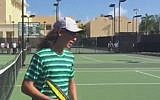 Yshai Oliel wins the Junior Orange Bowl games in Coral Gables, Florida, December 23, 2014 (Photo credit: Youtube screen capture)