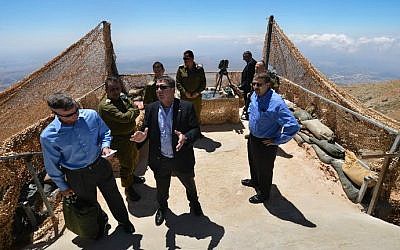 Ashton Carter touring an Israel Defense Forces' position in northern Israel, 2013 (photo credit: US Department of Defense) Ashton Carter touring an Israel Defense Forces' position in northern Israel in 2013 (photo credit: US Department of Defense)