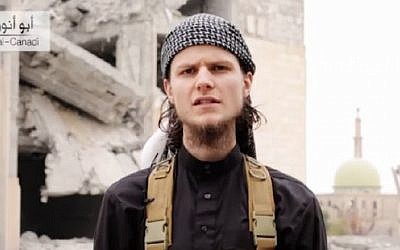 Islamic State jihadist John Maguire, an Ottawa native, calls for attacks on Canada for its involvement in US-led airstrikes on the barbaric terror group. (screen capture/LiveLeak) Islamic State jihadist John Maguire, an Ottawa native, calls for attacks on Canada for its involvement in US-led airstrikes on the barbaric terror group. (screen capture/LiveLeak)