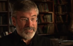 Irish nationalist and leader of the Sinn Fein political party Gerry Adams in an interview with the BBC in 2010 (screenshot: YouTube)