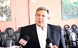 Greek politician Panos Kammenos (photo credit: YouTube screenshot)